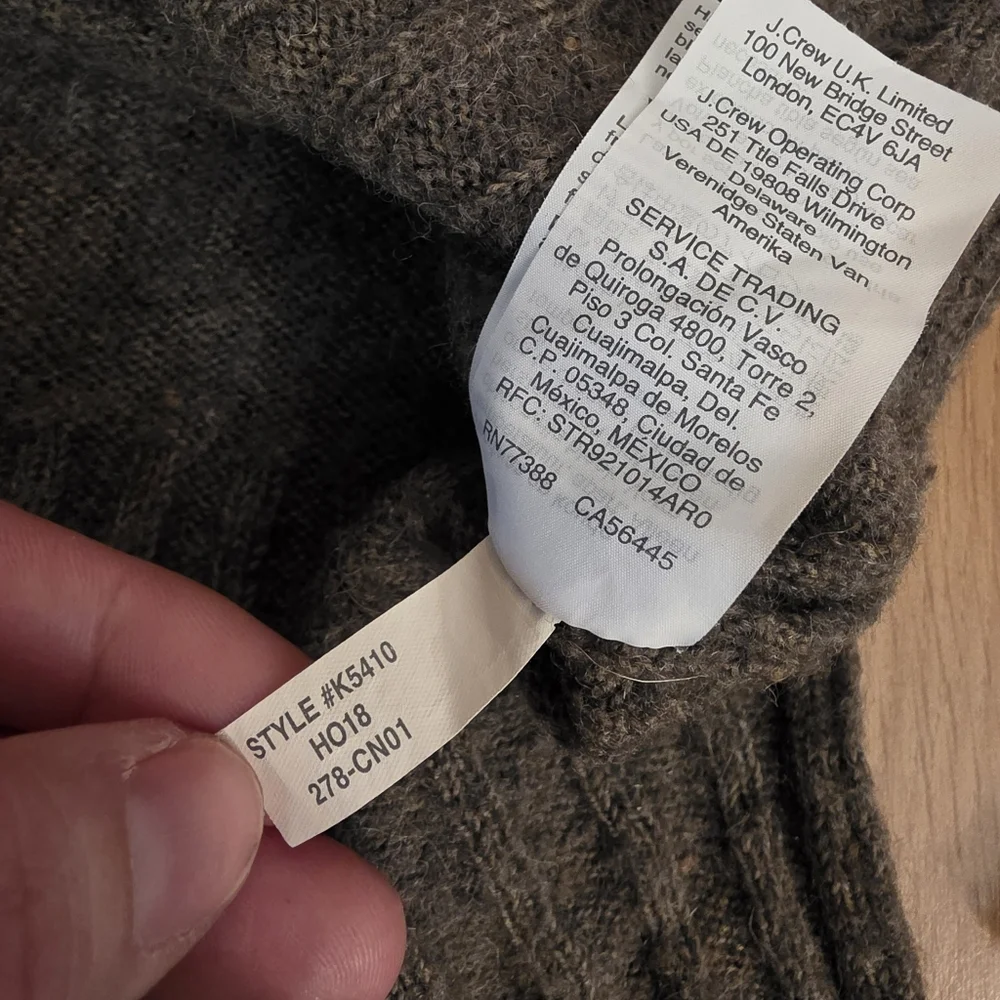 Madewell Wool Blend Sweater- XL